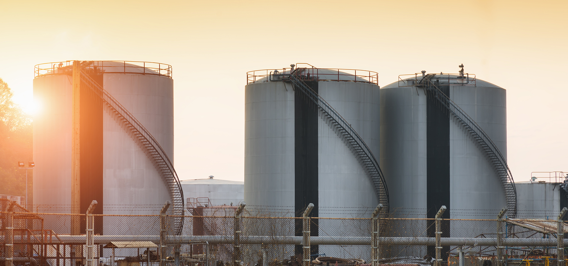 Natural Gas storage tanks