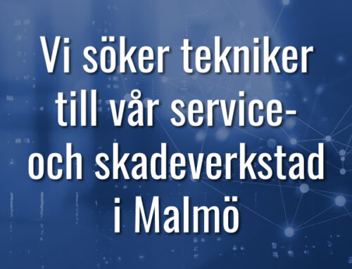 Vi söker tekniker till vår service- och skadeverkstad i Malmö